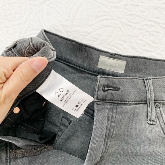 MOTHER Dropout Cuff Distressed Short - Picture 6 of 7